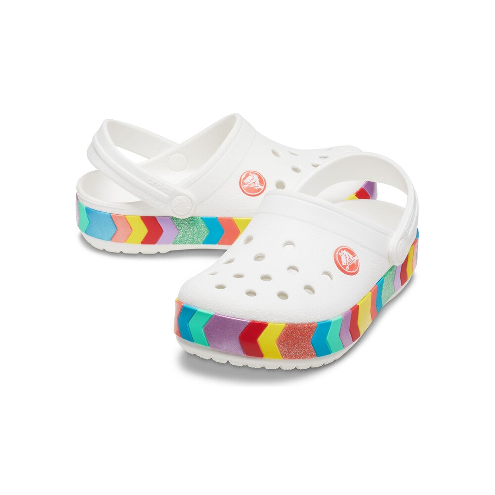 Junior | Crocband Chevron Beaded Clog