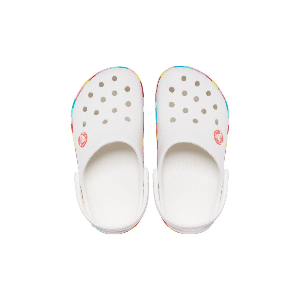 Junior | Crocband Chevron Beaded Clog