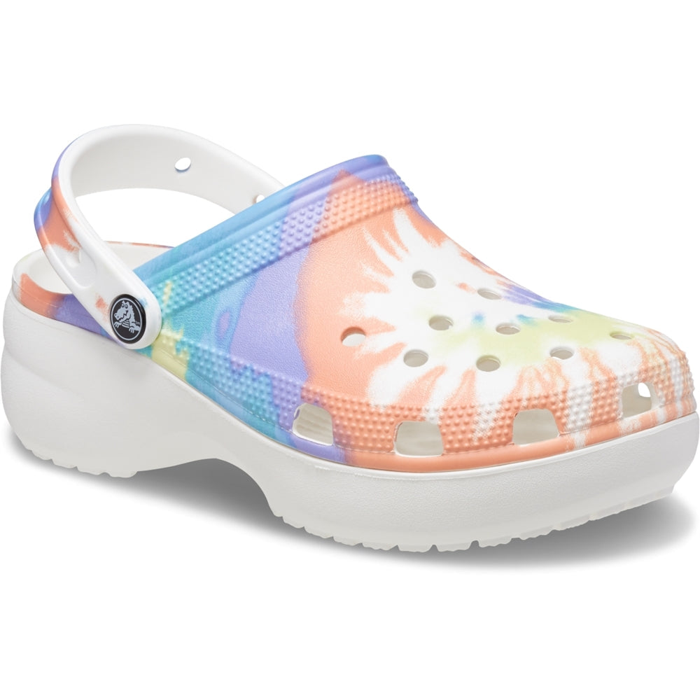 Mujer | Classic Platform Tie Dye Graphic Clog