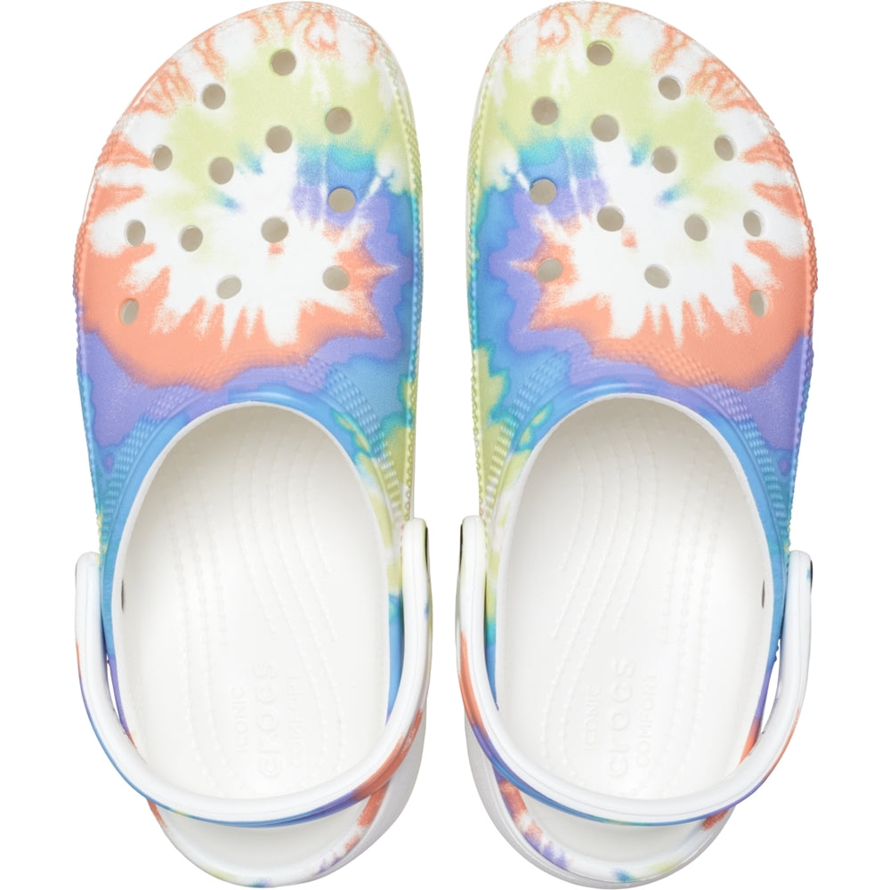 Mujer | Classic Platform Tie Dye Graphic Clog