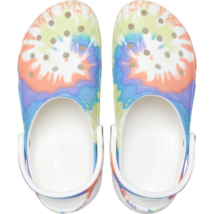 Mujer | Classic Platform Tie Dye Graphic Clog