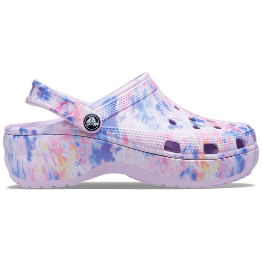 Mujer | Classic Platform Tie Dye Graphic Clog