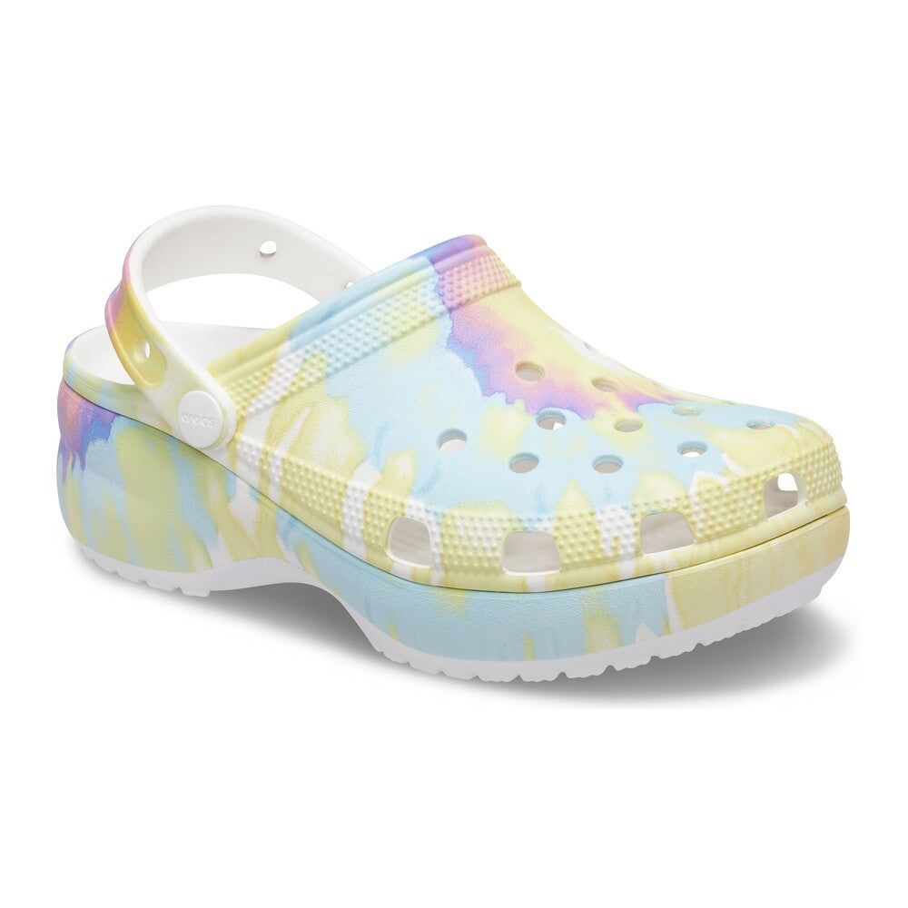 Mujer | Classic Platform Tie Dye Graphic Clog