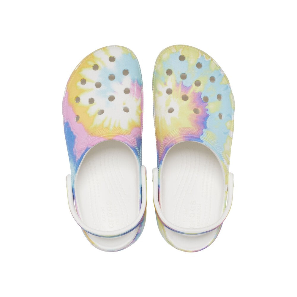 Mujer | Classic Platform Tie Dye Graphic Clog