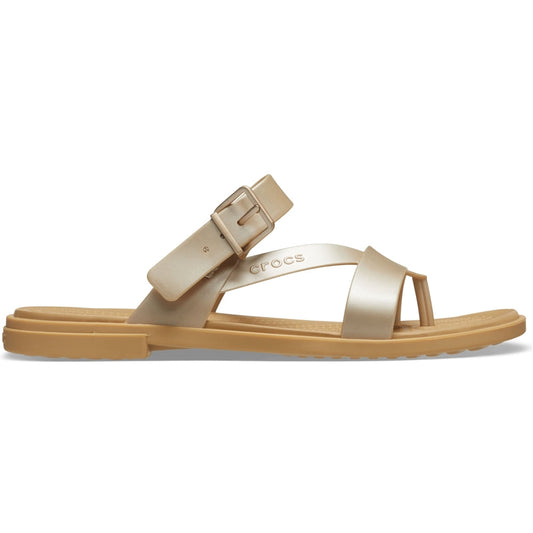 Mujer | Crocs Tulum Metallic Toe Post Sandal