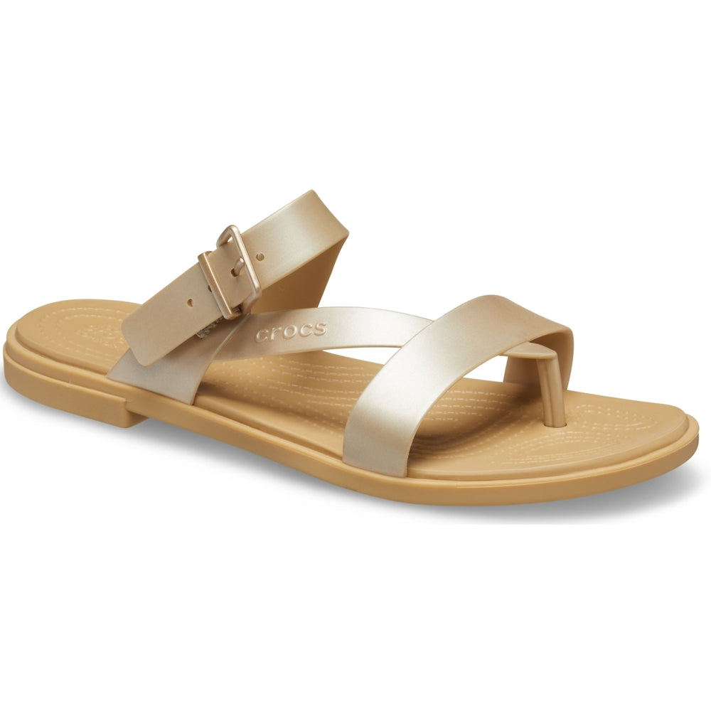 Mujer | Crocs Tulum Metallic Toe Post Sandal