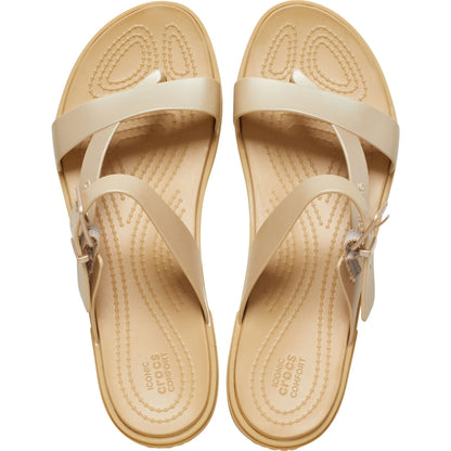 Mujer | Crocs Tulum Metallic Toe Post Sandal