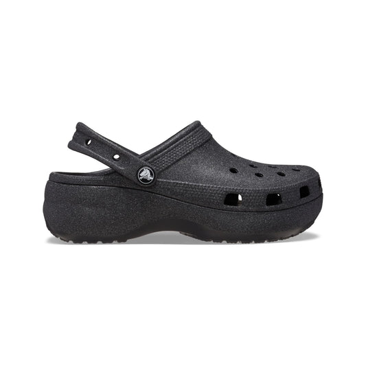 Classic Platform Glitter Clog
