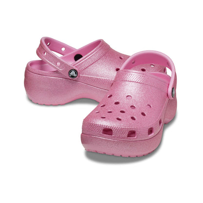 Classic Platform Glitter Clog