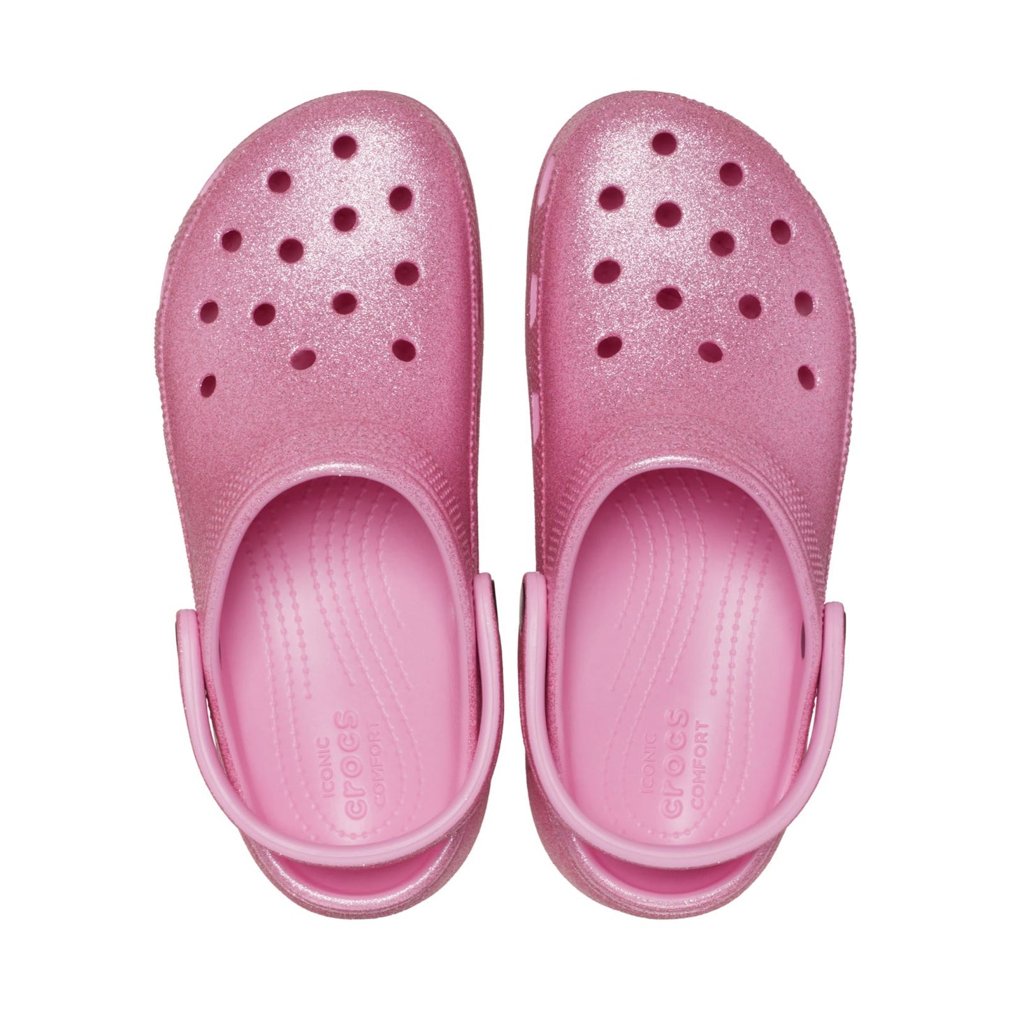 Classic Platform Glitter Clog