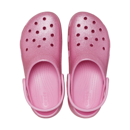Classic Platform Glitter Clog