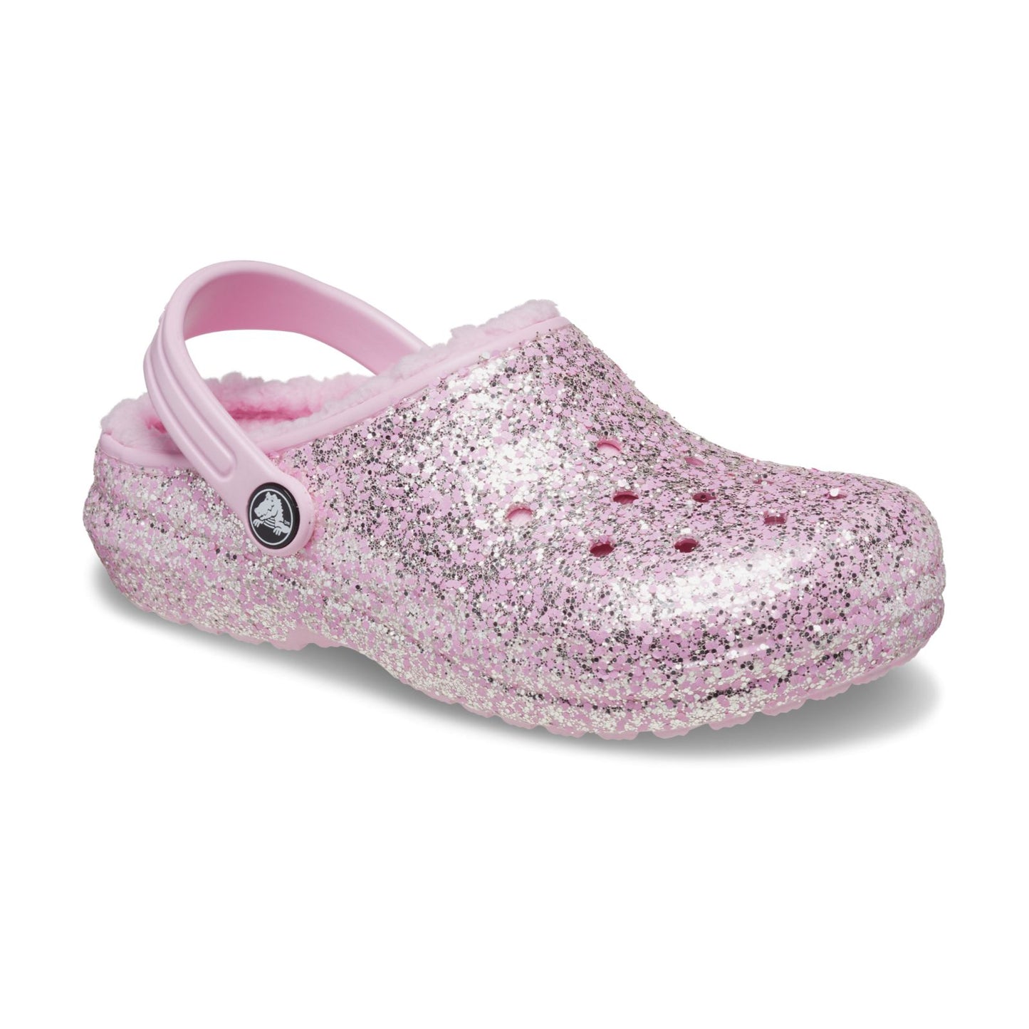 Classic Lined Glitter Clog Kids