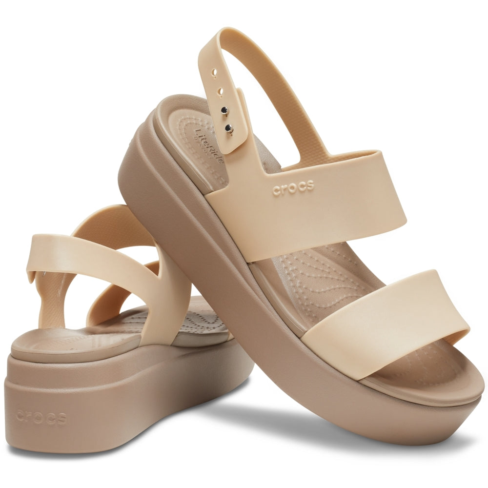 Mujer | Crocs Brooklyn Metallic Low Wedge