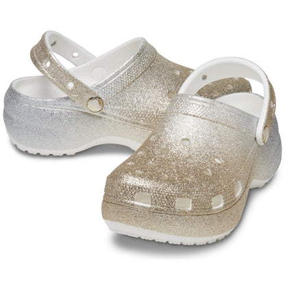 Mujer | Classic Platform Ombre Glitter Clog