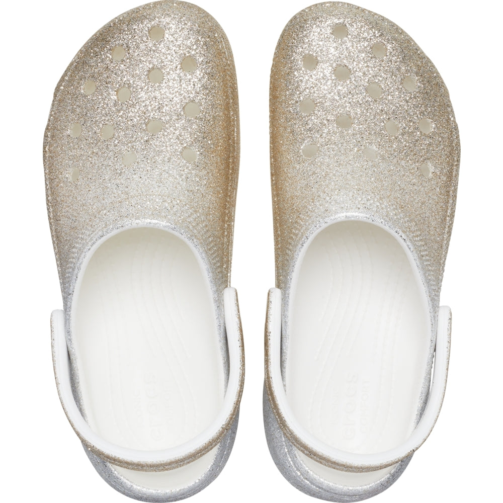 Mujer | Classic Platform Ombre Glitter Clog