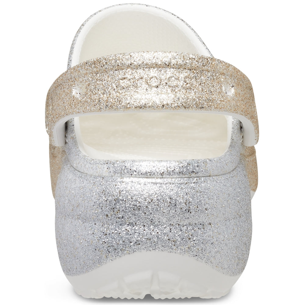 Mujer | Classic Platform Ombre Glitter Clog