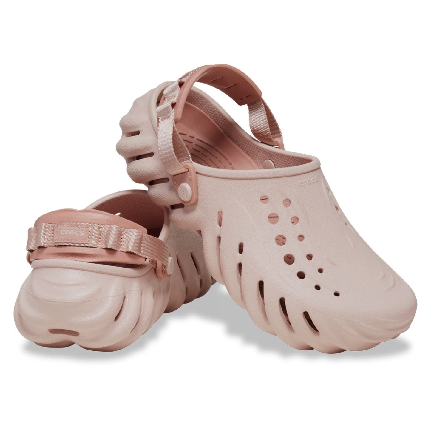 Crocs Unisexo Adulto Echo Clog Zuecos Rosado