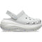 Crocs Mujer Classic Mega Crush Clog Zuecos Gris