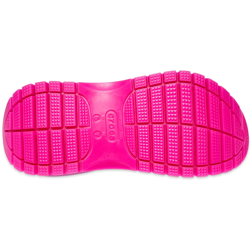 Crocs Mujer Classic Mega Crush Clog Zuecos Rosado