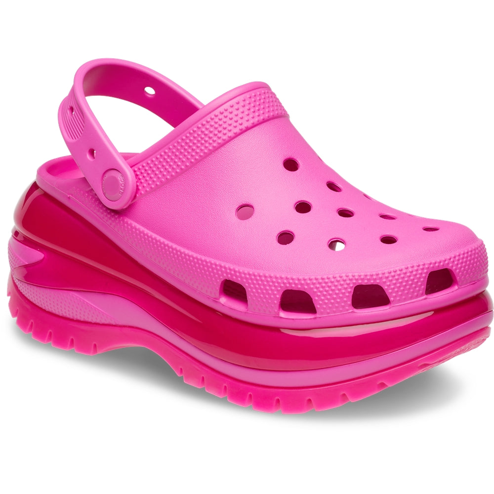 Crocs Mujer Classic Mega Crush Clog Zuecos Rosado