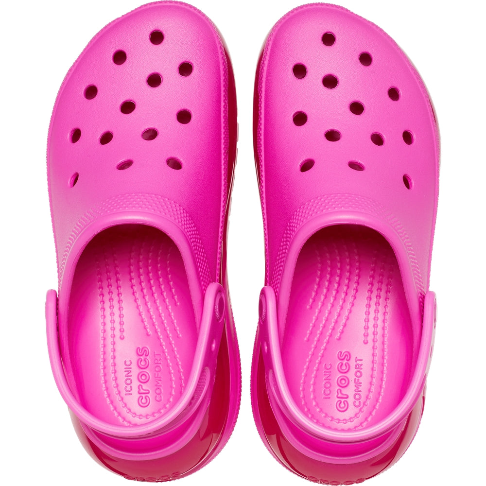 Crocs Mujer Classic Mega Crush Clog Zuecos Rosado