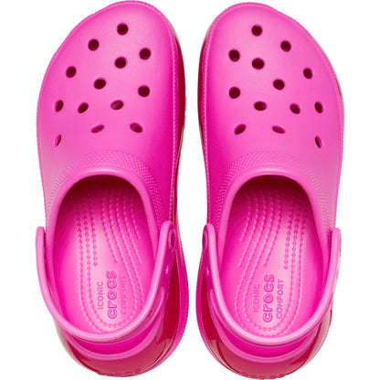 Crocs Mujer Classic Mega Crush Clog Zuecos Rosado