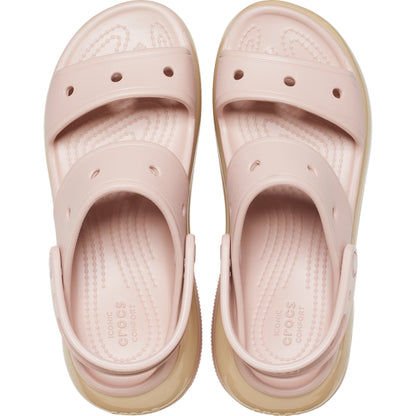 Crocs Mujer Classic Mega Crush Sandal Sandalias Rosado