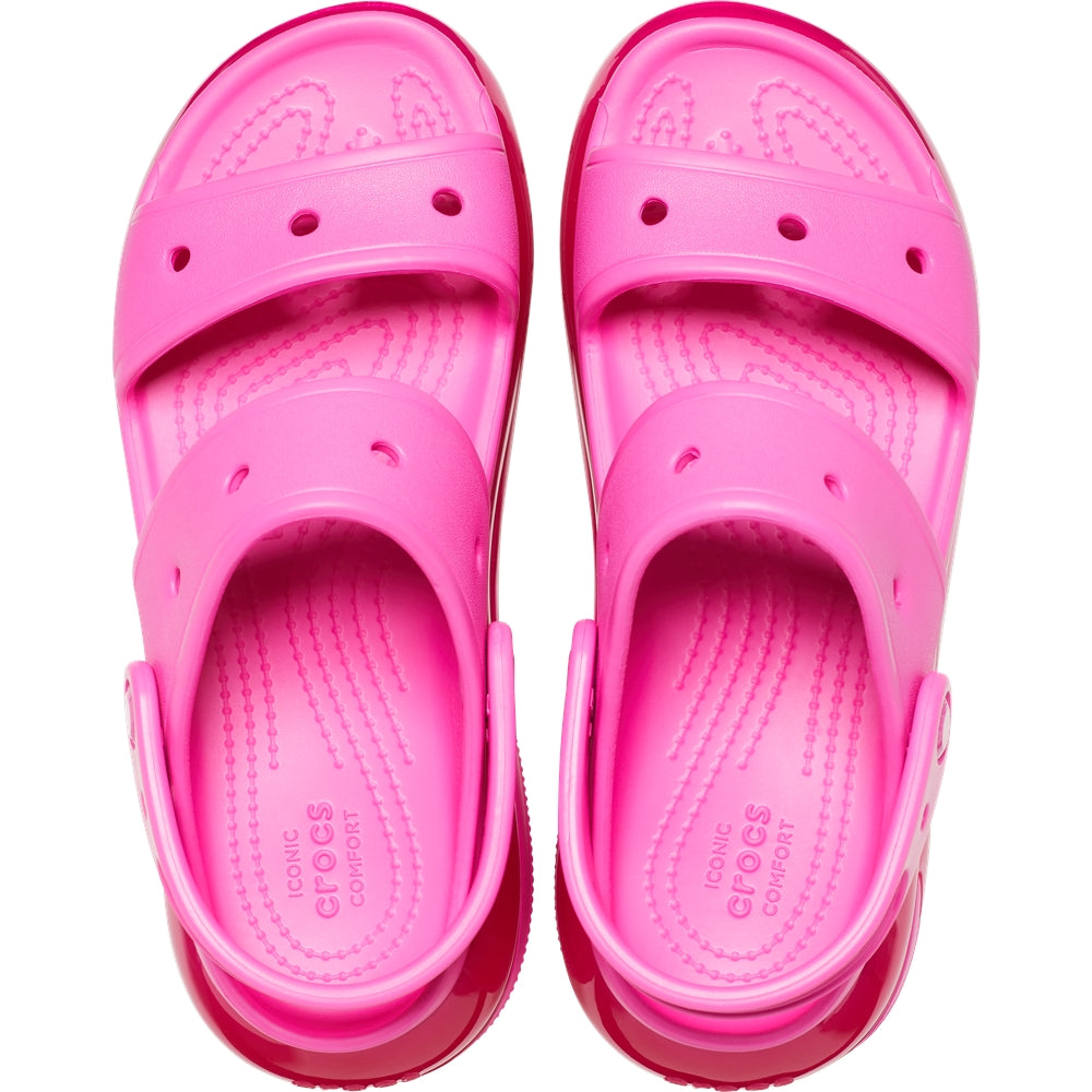 Crocs Mujer Classic Mega Crush Sandal Sandalias Rosado