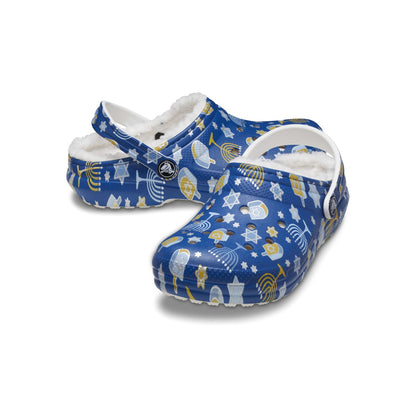 Crocs-209326-90h-m5w7 Classic Lined Hanukkah Clog Mlt M5w7 Unisex