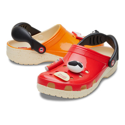 Pringles X Crocs Classic Clog Rojo/naranja Unisex