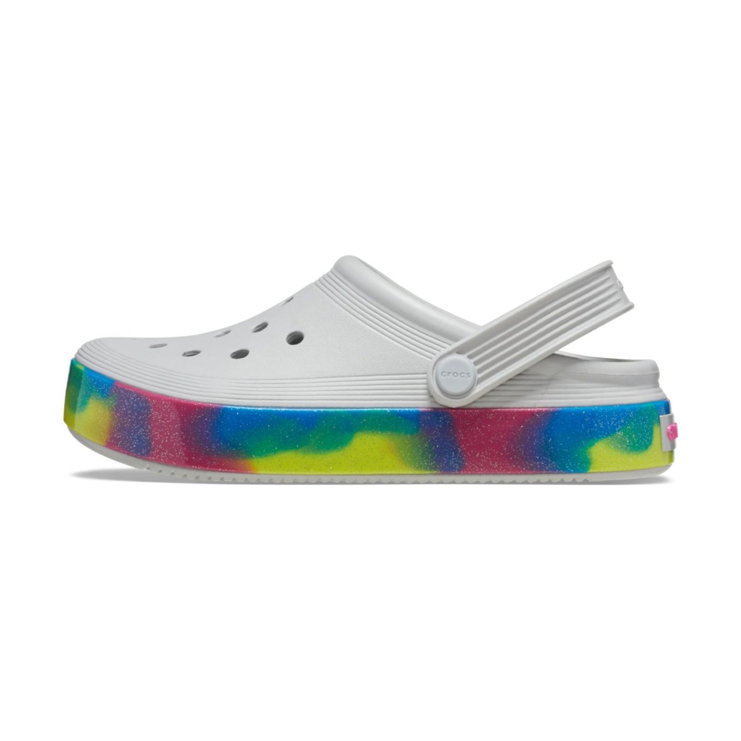 Off Court Glitter Band Clog Niños Grandes