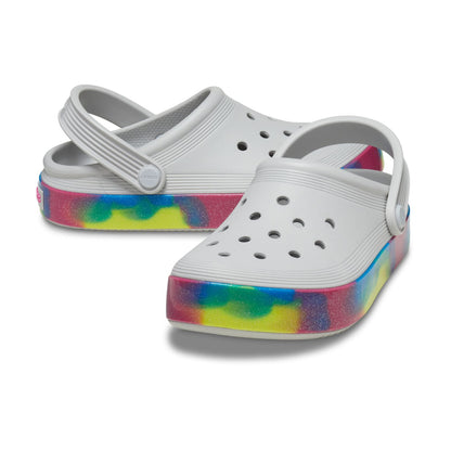 Off Court Glitter Band Clog Kids