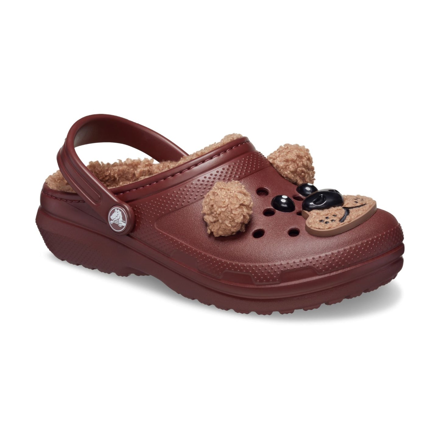 Classic Lined Iam Brown Bear Clog Kids