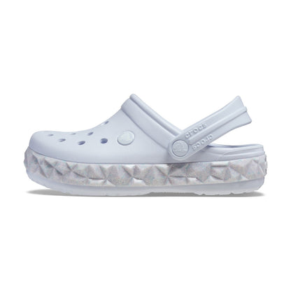 Crocband Geometric Gliter Band Clog Junior