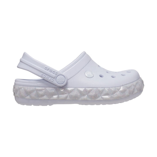 Crocband Geometric Gliter Band Clog Junior