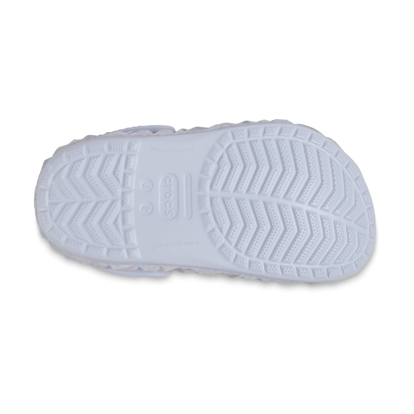 Crocband Geometric Gliter Band Clog Junior