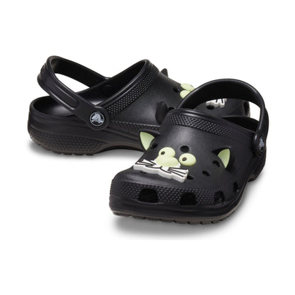 Classic Glow Black Cat Clog Niños Pequeños