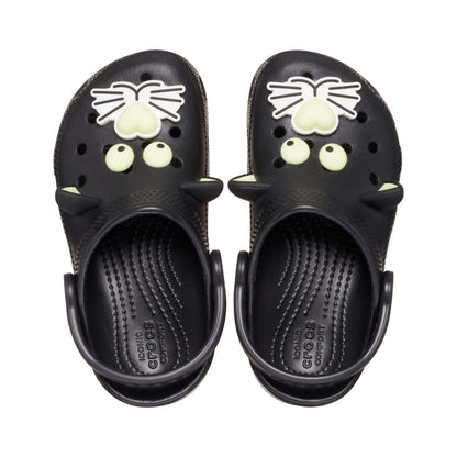 Classic Glow Black Cat Clog Niños Pequeños