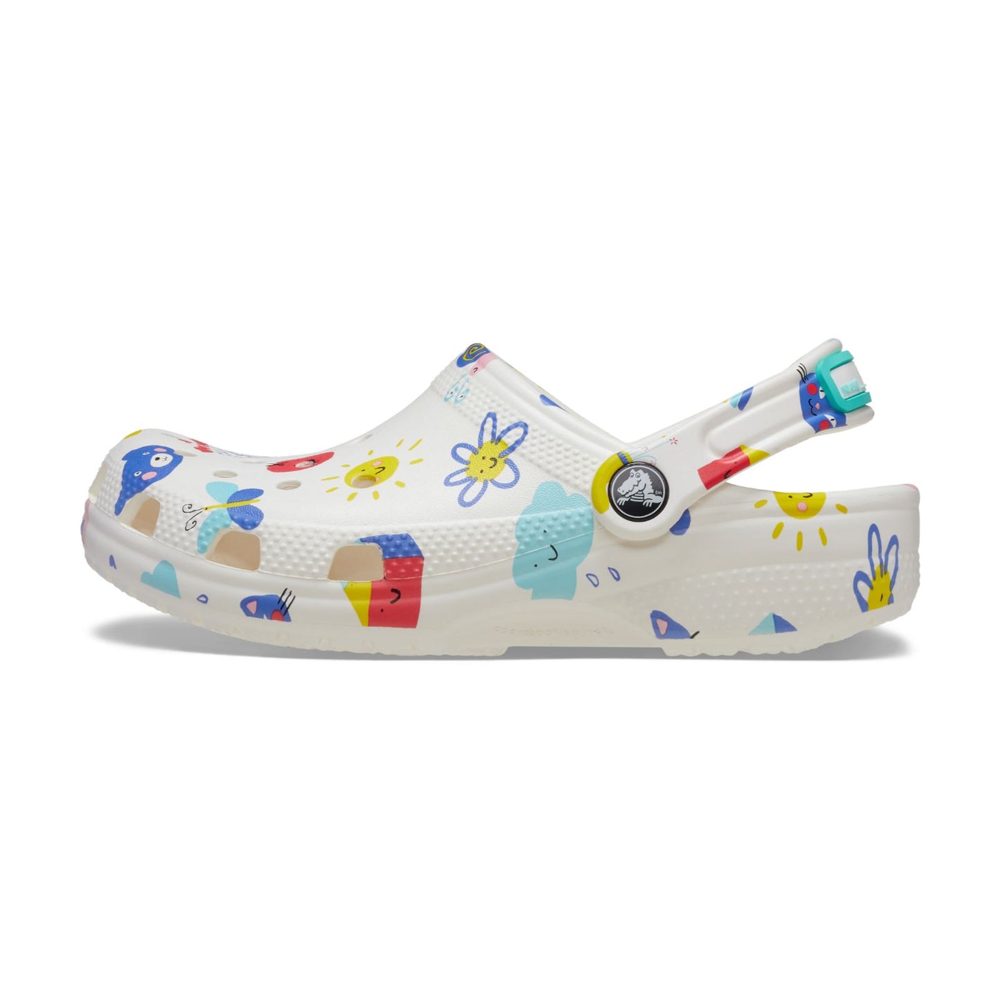 Classic Doodle Print Clog Kids