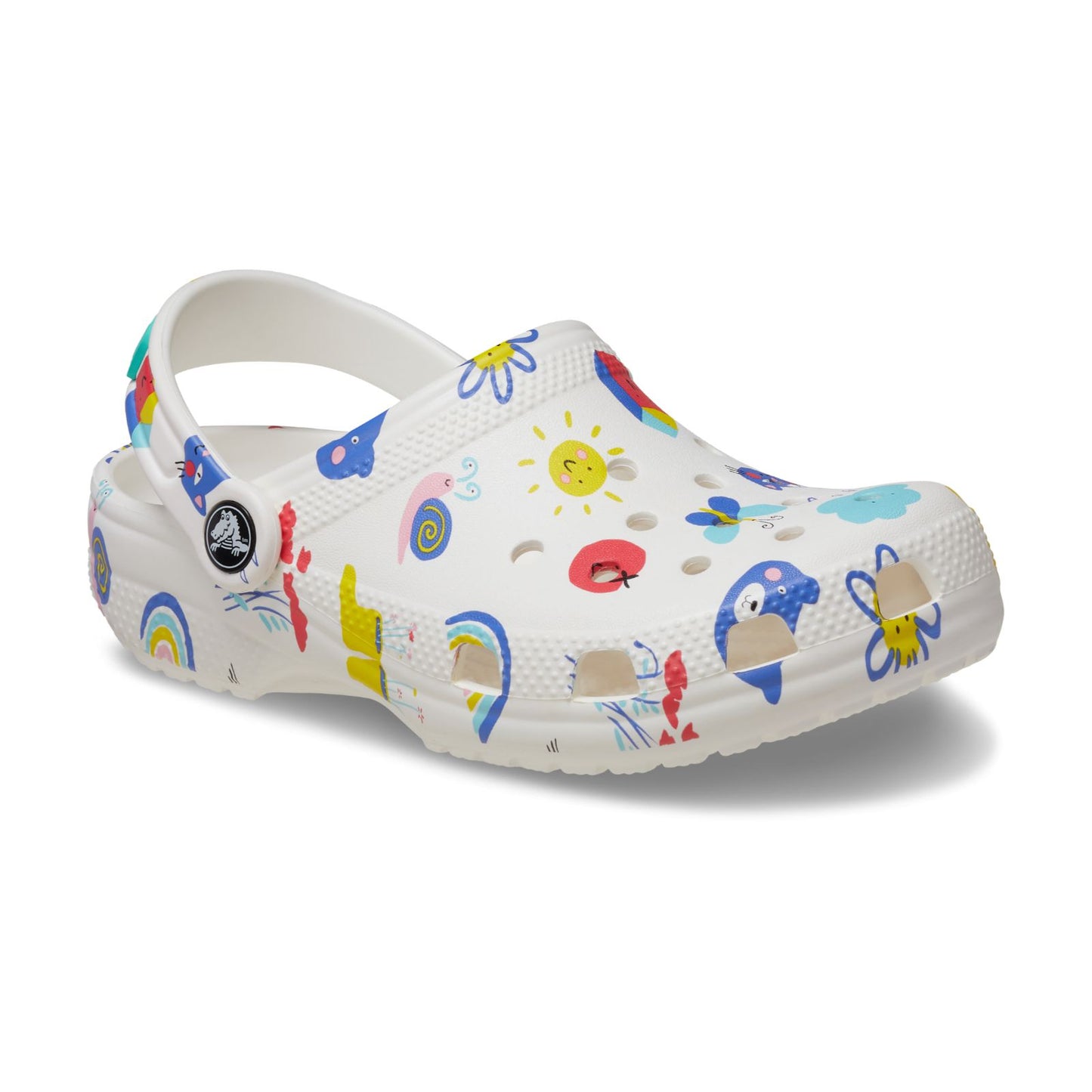 Classic Doodle Print Clog Kids