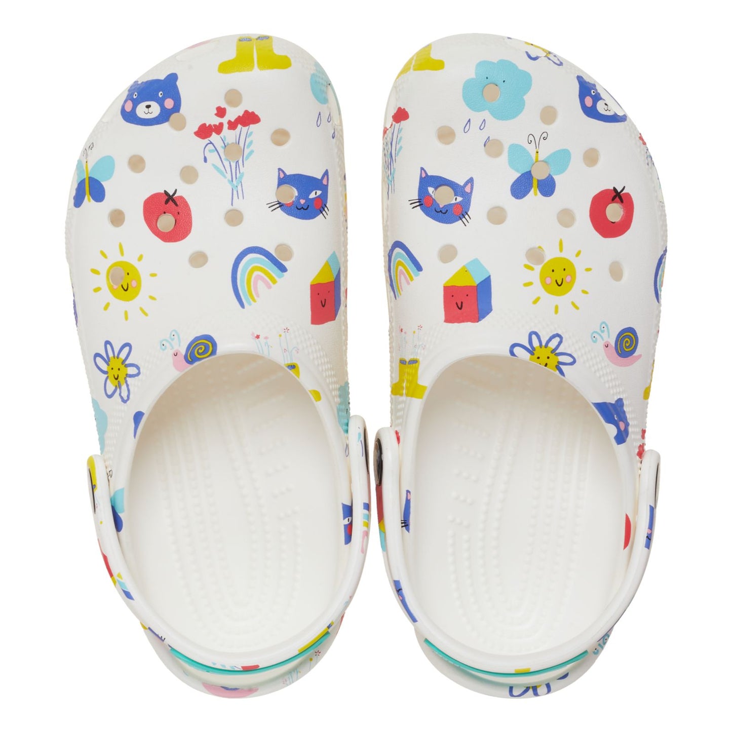 Classic Doodle Print Clog Kids