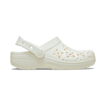 Classic Floral Cut Out Clog Niños Pequeños