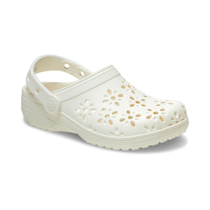 Classic Floral Cut Out Clog Niños Pequeños