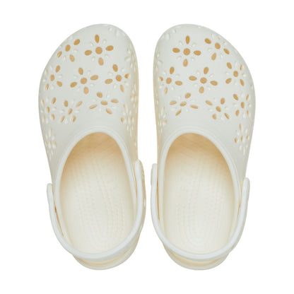Classic Floral Cut Out Clog Niños Pequeños