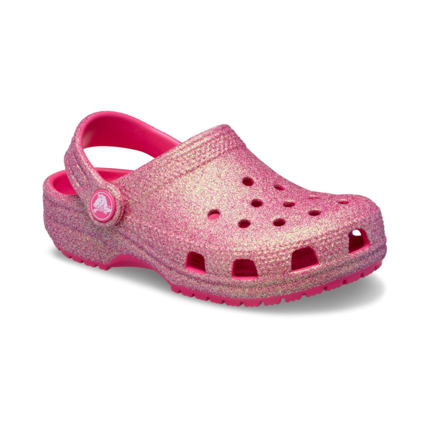 Classic Iridescent Glitter Clog Niños Pequeños