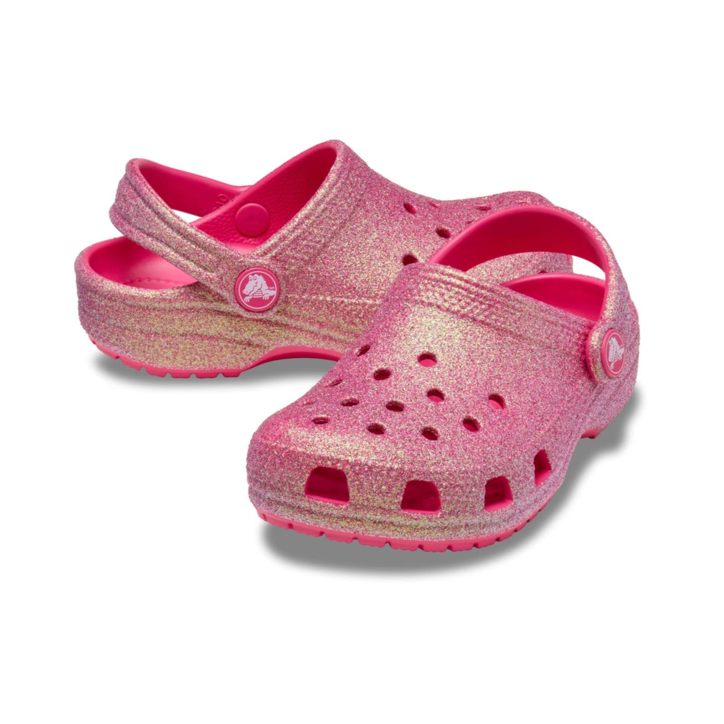 Classic Iridescent Glitter Clog Niños Pequeños